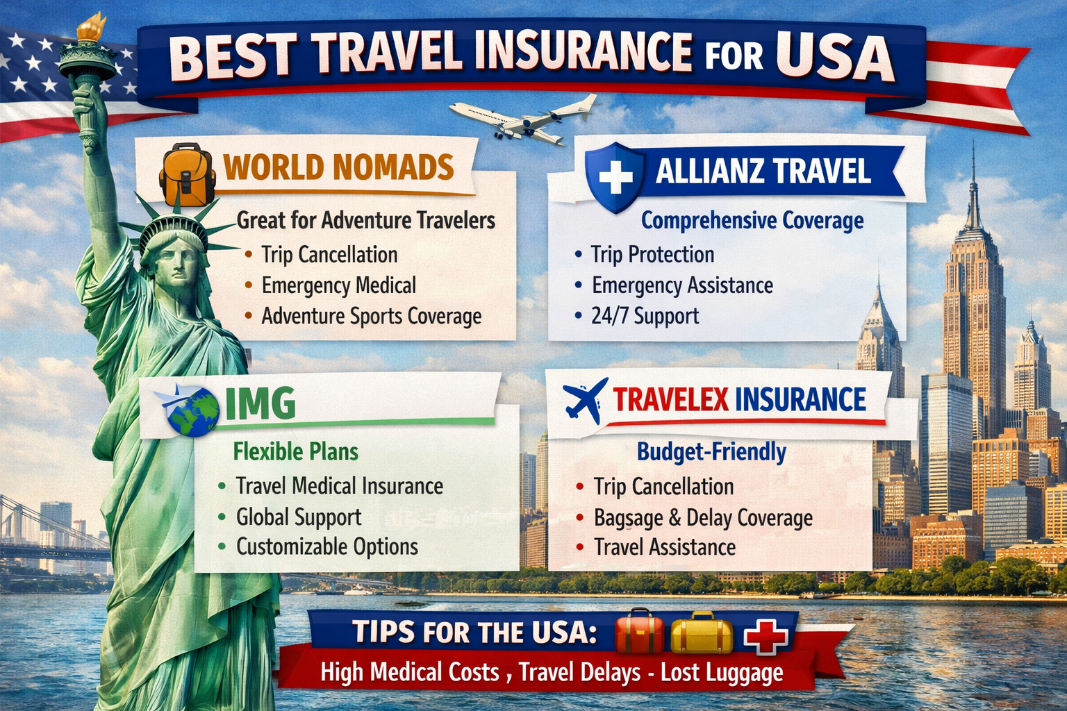 Best Travel Insurance for USA: Complete 2026 Guide